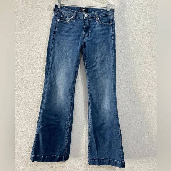 Kut From The Kloth Jeans Womens 27Blue Denim Pants Bootcut Flare Ladies Mid Rise - Picture 1 of 12